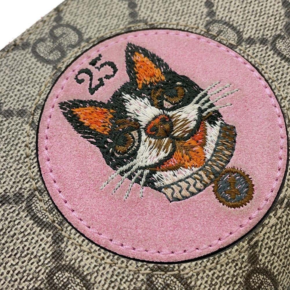 Gucci GG Supreme Cat Long Wallet - Picture 12 of 14